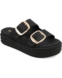 MIA - Mieko Flatform Slip-on Slide Sandals - Lyst