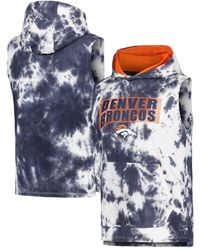 MSX by Michael Strahan - Denver Broncos Resistance Sleeveless Pullover Hoodie - Lyst