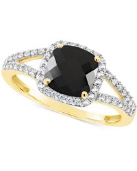 Macy's - Cultured Freshwater Pearl & Lab-grown White Sapphire (1/4 Ct. T.w. - Lyst