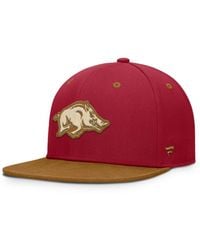 Fanatics - Cardinal/brown Arkansas Razorbacks Nobo Fitted Hat - Lyst
