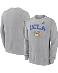 Nike - Ucla Bruins Legacy Classic Tackle Twill Embroideredâ Arch Over Logo Pullover Sweatshirt - Lyst