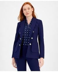 Anne Klein - Faux Double-breasted Jacket - Lyst
