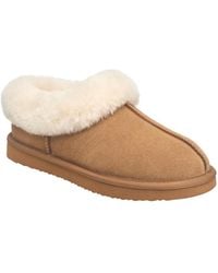 French Connection - Fur Closed Slipper - Lyst