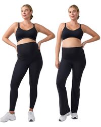 Ingrid & Isabel - Ingrid + Isabel Maternity Ingrid + Isabel Flare/contour Active legging Bundle 2-pack - Lyst