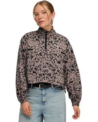 PUMA - Ess Graphic Animal Relaxed Woven Half-zip Jacket - Lyst