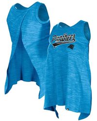 KTZ - Carolina Panthers Space Dye Active Tank Top - Lyst