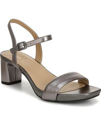Naturalizer Synthetic Bristol Ankle Strap Sandals in Natural - Lyst