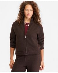 On 34th - Mock-neck Sweater Track Jacket - Lyst