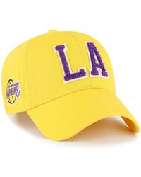 '47 - Los Angeles Lakers Hand Off Clean Up Adjustable Hat - Lyst