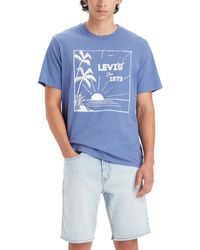 Levi's - Relaxed-fit Floral Logo T-shirt - Lyst