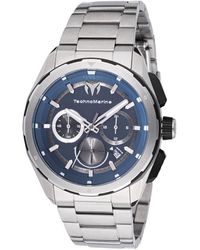 TechnoMarine - Tm-318090 Ocean Quartz Navy Blue Dial Watch - Lyst