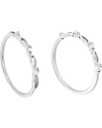 Macy's - 2-piece Cubic Zirconia Ring Set (0.12 Ct. T.w. - Lyst