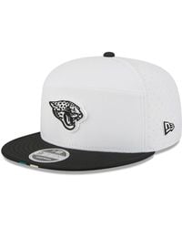 KTZ - White/black Jacksonville Jaguars 2025 Nfl Training Camp Split Panel 9fifty Snapback Hat - Lyst