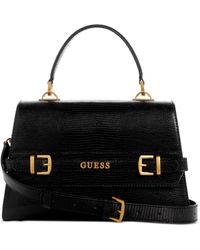 Guess - Sestri Top Handle Small Flap Handbag - Lyst