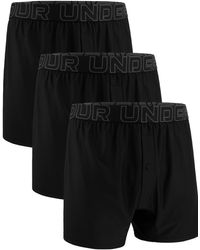 Under Armour - 3-pk. Solid Performance Tech Mesh 6" Boxers - Lyst