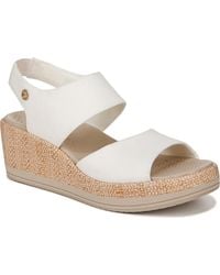 Bzees - Reveal Washable Slingback Wedge Sandals - Lyst