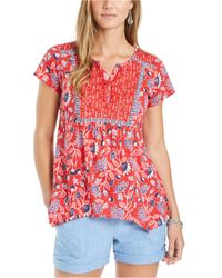 macy's ralph lauren women's blouses