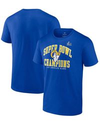 Men's Fanatics Branded White Los Angeles Rams Super Bowl LVI Champions Big & Tall Ring T-Shirt