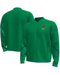 Under Armour - Notre Dame Fighting Irish Unstoppable Full-zip Bomber Jacket - Lyst