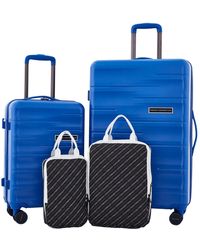 French Connection - 4pc Expandable Rolling Hardside luggage Set - Lyst