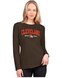 G-III 4Her by Carl Banks - Cleveland S Best Play Long Sleeve T-shirt - Lyst