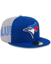 KTZ - Royal/gray Toronto Blue Jays Gameday Sideswipe 59fifty Fitted Hat - Lyst