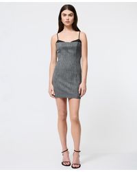 French Connection - Owen Plaid Peek-a-boo Mini Dress - Lyst