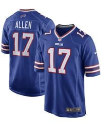 Men's Buffalo Bills Josh Allen Nike Red Alternate Game Player Jersey