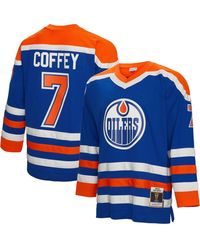 Mitchell & Ness - Paul Coffey Edmonton Oilers 1986 Blue Line Player Jersey - Lyst