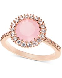 Charter Club - Tone Pave & Color Crystal Halo Ring - Lyst