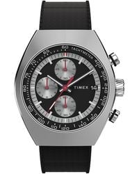 Timex - Analog Rubber Strap Watch - Lyst