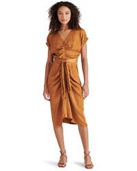 Steve Madden - Bruno Tie-waist Button-front Dress - Lyst