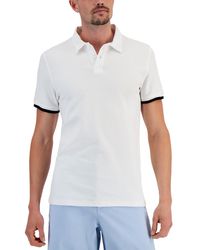 Alfani - Regular-fit Tipped Polo Shirt - Lyst