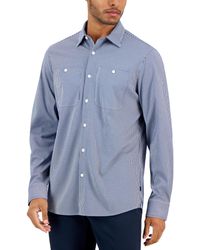 Michael Kors - Slim-fit Stretch Stripe Button-down Shirt - Lyst