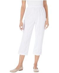 Woman Within - Plus Size The Hassle-free Soft Knit Capri - Lyst