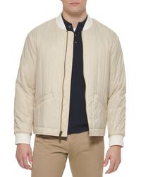 Dockers - Quilted Bomber Jacket - Lyst