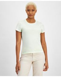Calvin Klein - Embroidered Logo Short-sleeve T-shirt - Lyst