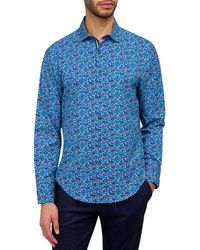 Society of Threads - Performance Stretch Micro-floral Shirt - Lyst