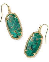 Kendra Scott - 14k Gold Plated Elle Drop Earrings - Lyst
