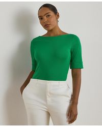 Ralph Lauren - Plus Size Boat Neck T-shirt - Lyst