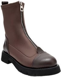 Prologue Shoes - Martos Stretch Front Zip Ankle Boot - Lyst