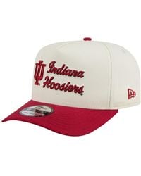 KTZ - Cream/crimson Indiana Hoosiers Vintage Chainstitch 9fifty A-frame Snapback Hat - Lyst