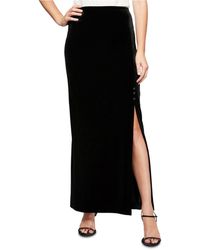 alex evenings long taffeta skirt