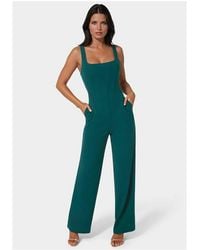 Bebe - Corset Jumpsuit - Lyst
