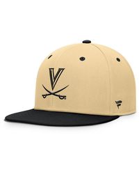 Fanatics - Gold/black Virginia Cavaliers Balance Fitted Hat - Lyst