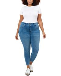 Seven7 - Plus Size High Rise Curvy legging Jeans - Lyst
