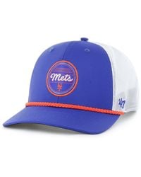 '47 - Royal/white New York Mets Fairway Trucker Adjustable Hat - Lyst
