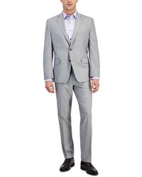 Perry Ellis - Modern-fit Solid Nested Suits - Lyst