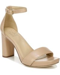 Naturalizer - Joy Square Toe Ankle Strap Dress Sandals - Lyst