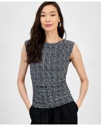 INC International Concepts - Printed Mesh Tank Top - Lyst